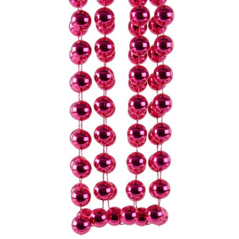 Perlenkette XXL Superrosa Pink 2,7m