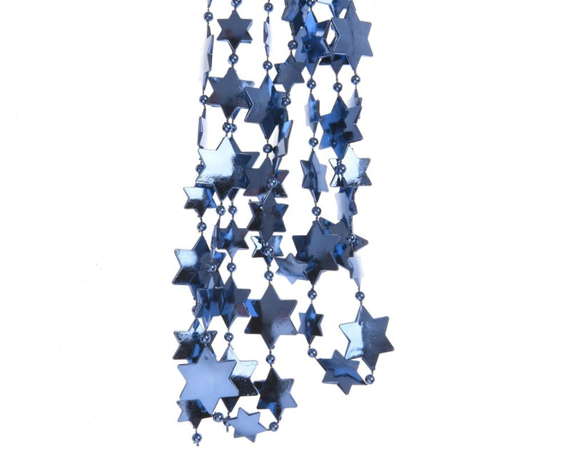 Girlande "Sternengirlande" Nachtblau " L2,7m Perlenkette