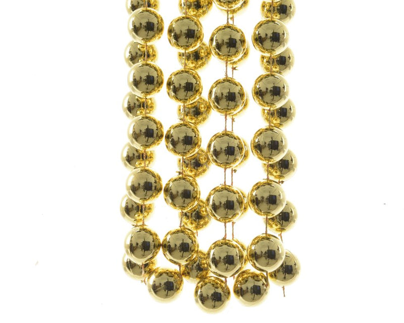 Perlenkette XXL Hellgold 2,7m