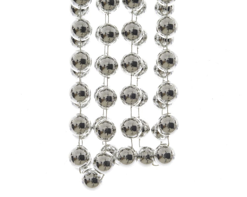 Perlenkette XXL Silber 2,7m