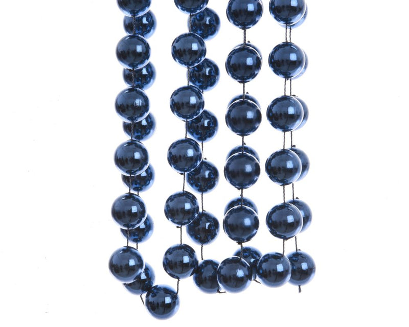 Perlenkette XXL Nachtblau 2,7m