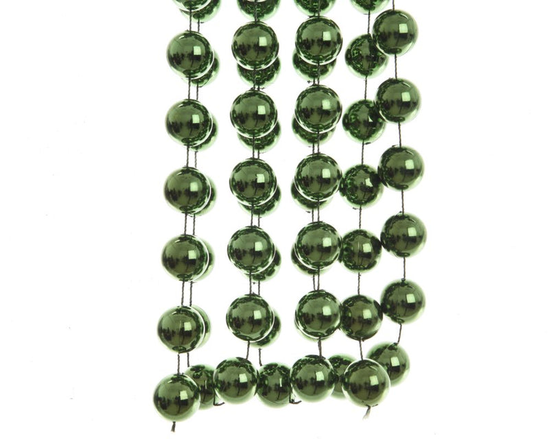 Perlenkette XXL Piniengrün 2,7m