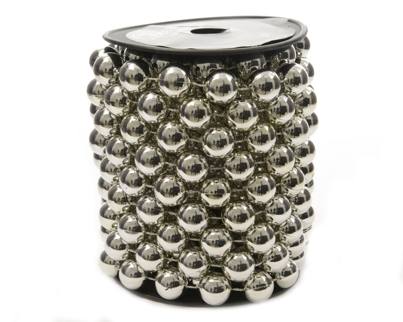 Perlenkette XL Silber 5m