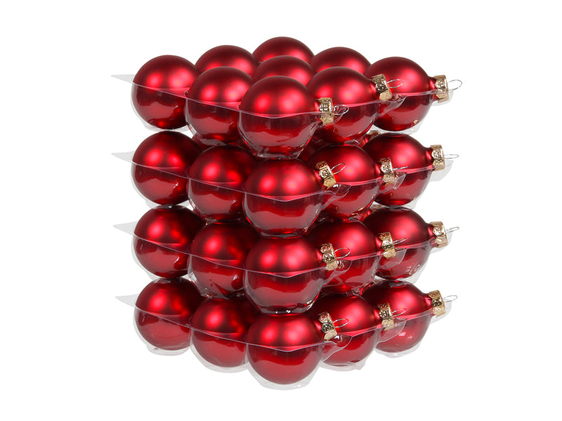 36 * Weihnachtskugeln 4cm Glas Variation