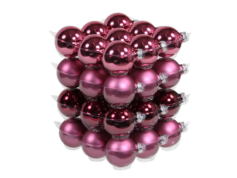 36 * Weihnachtskugeln 4cm Glas Variation