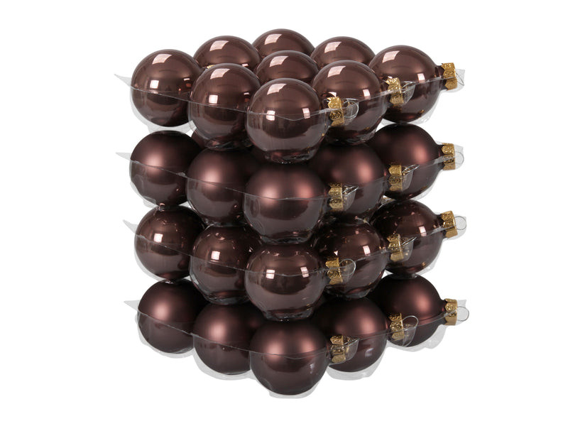 36 * Weihnachtskugeln 4cm Glas Variation