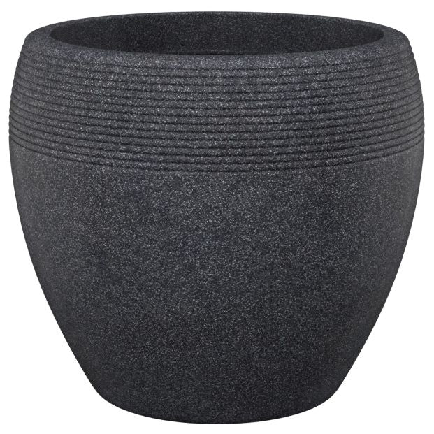 Scheurich - Pflanzkübel " LINEO Variation Schwarz Granit