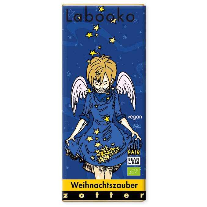 Labooko "Weihnachtszauber" - 72% Belize "Sail Shipped Cacao" & 70% Uganda
