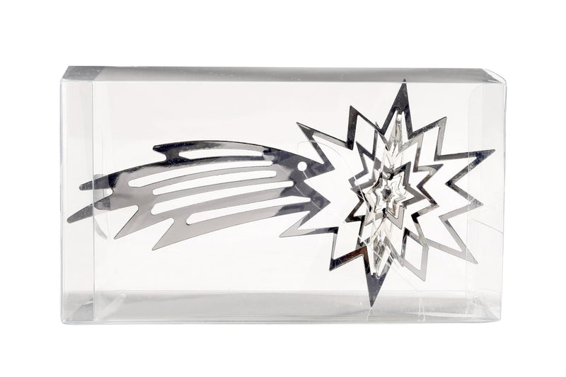 Christbaumschmuck 3D SILBER Variation