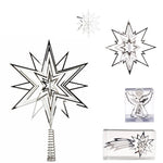 Christbaumschmuck 3D SILBER Variation