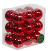 18 * 3cm Weihnachtskugeln Glas Variation