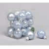 18 * 3cm Weihnachtskugeln Glas Variation