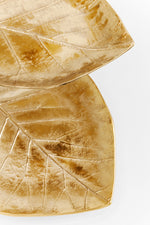 Deko Etagere Leaf Gold