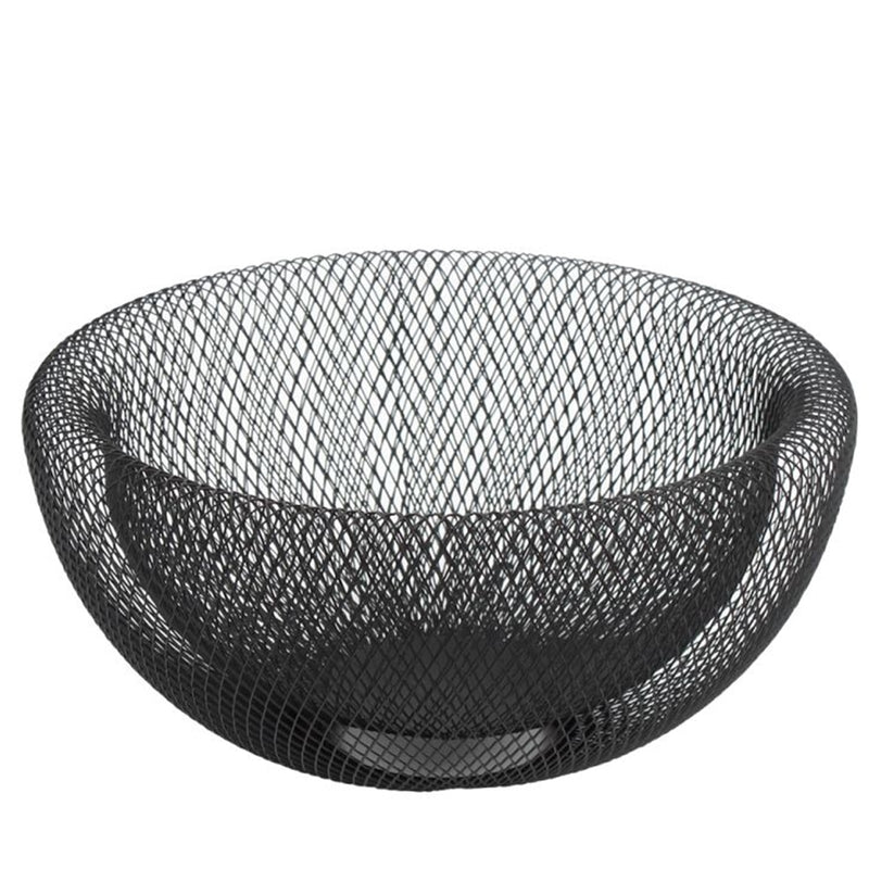 Dekoschale Maze schwarz 29,5x14,5cm Metall