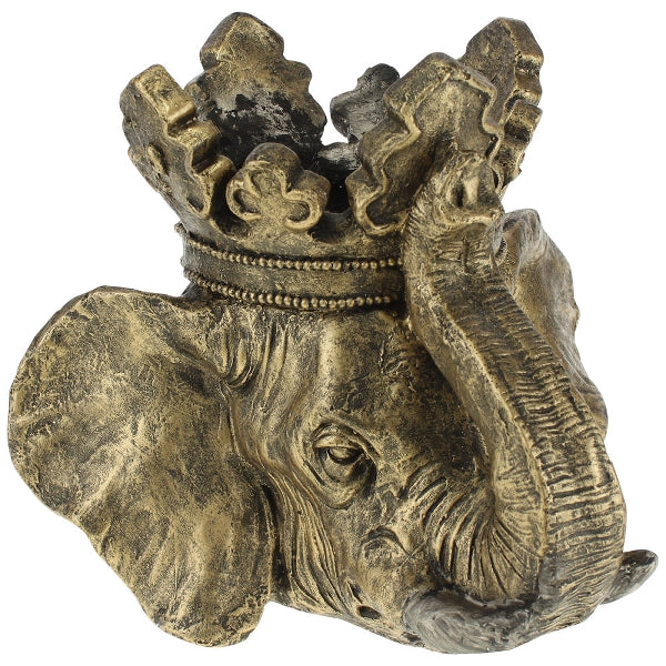 Elefanten Pflanzkopf Jumbo, gold
