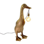 Werns Table Lamp Son of a Duck, gold, Poylresin/Metall, 18x23x44 cm