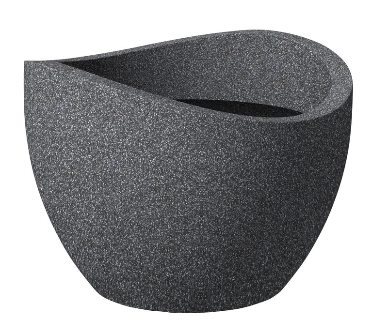 Scheurich Pflanzkübel WAVE 250  SCHWARZ GRANIT