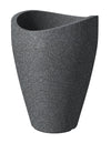 Scheurich Pflanzkübel Wave Globe High 254 Schwarz-Granit