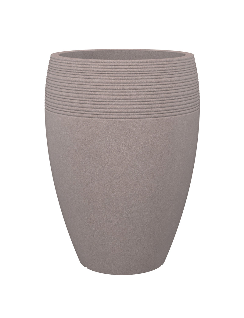 Scheurich - Pflanzkübel 283 " LINEO HIGH Taupe Granit " Hochgefäß