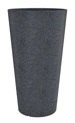 Scheurich - Pflanzkübel " CONEO HIGH Schwarz Granit "