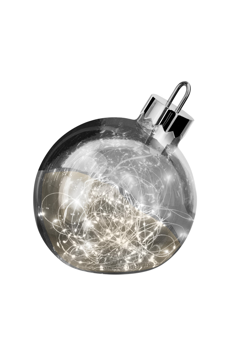 Sompex LED Dekoleuchte Ornament | Große Weihnachtskugel mit Beleuchtung | Dekoelement Fußboden