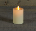 LED Kerze elfenbein bewegliche Flamme Variation