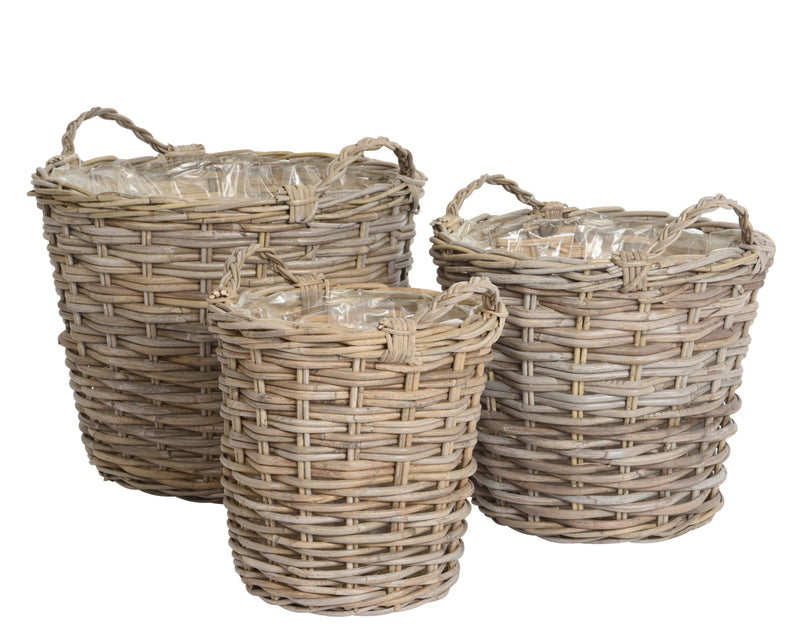 Korb Rattan 3 Größen wählbar