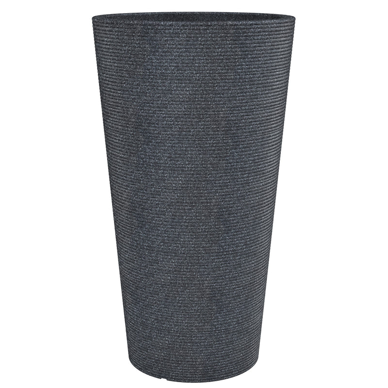 Scheurich - Pflanzkübel " CONEO HIGH Schwarz Granit "