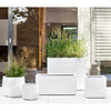 esteras-Pflanzenkübel Highline "Diemen" White Mat