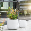 esteras-Pflanzenkübel Highline "LEUDAL" White Mat
