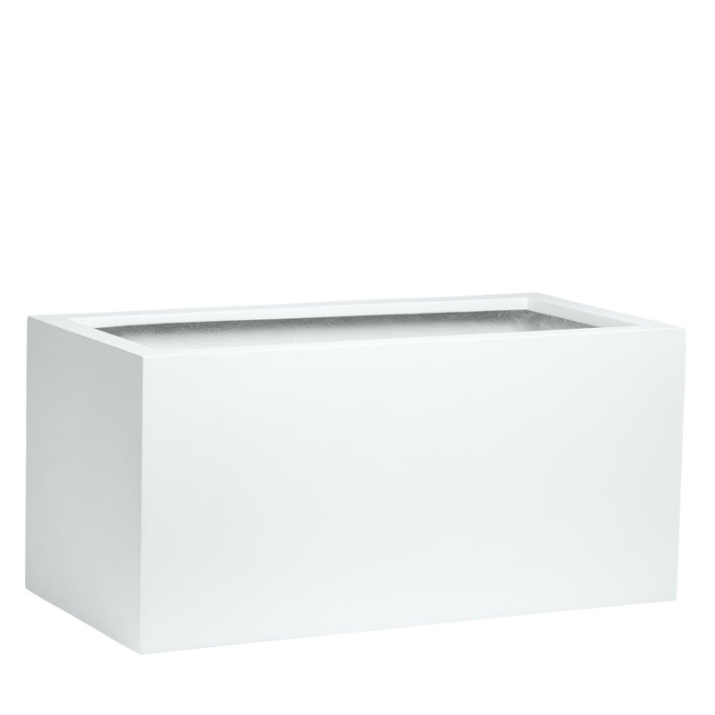 esteras-Pflanzenkübel Highline "Diemen" White Mat