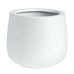 esteras-Pflanzenkübel Highline "LEUDAL" White Mat