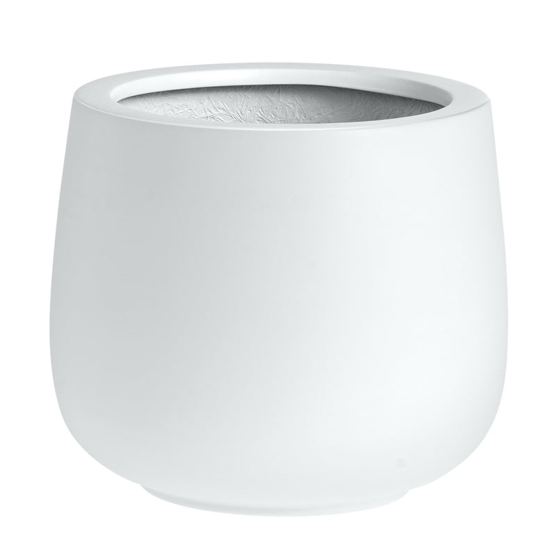 esteras-Pflanzenkübel Highline "LEUDAL" White Mat