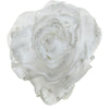 Rose mit Klipp 14x8,5cm weiß