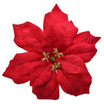 Poinsettia Weihnachtstern mit Klipp 16x3cm rot