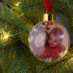 Weihnachtskugel Fotokugel DIY 8cm