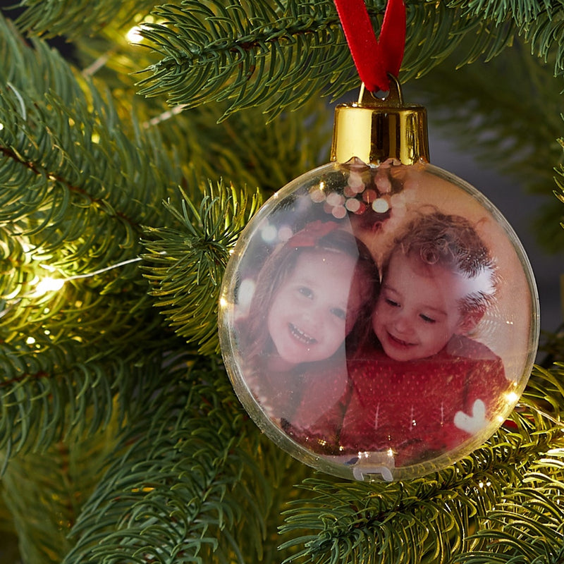 Weihnachtskugel Fotokugel DIY 8cm