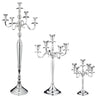 Kerzenleuchter 5 Arm silber