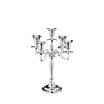 Kerzenleuchter 5 Arm silber