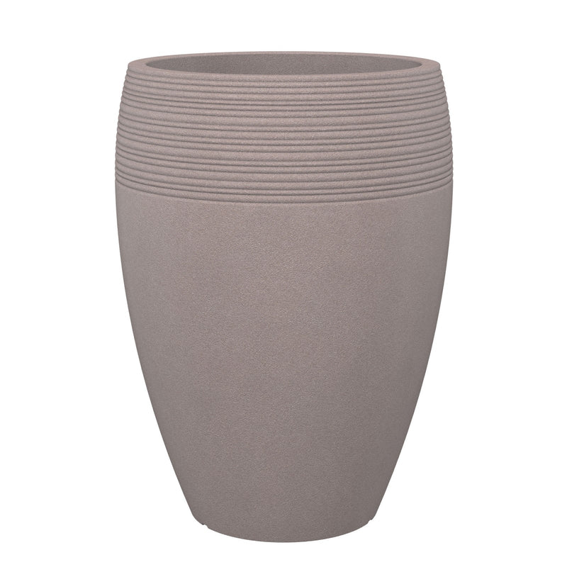 Scheurich - Pflanzkübel 283 " LINEO HIGH Taupe Granit " Hochgefäß