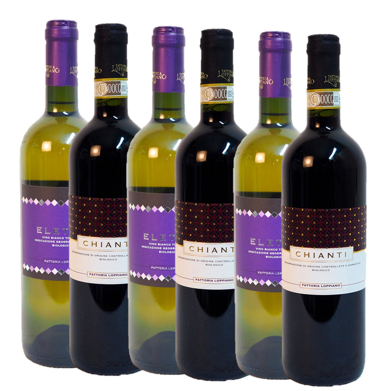 3x Chianti + 3x Eletto Fattoria Loppiano 0,75 l
