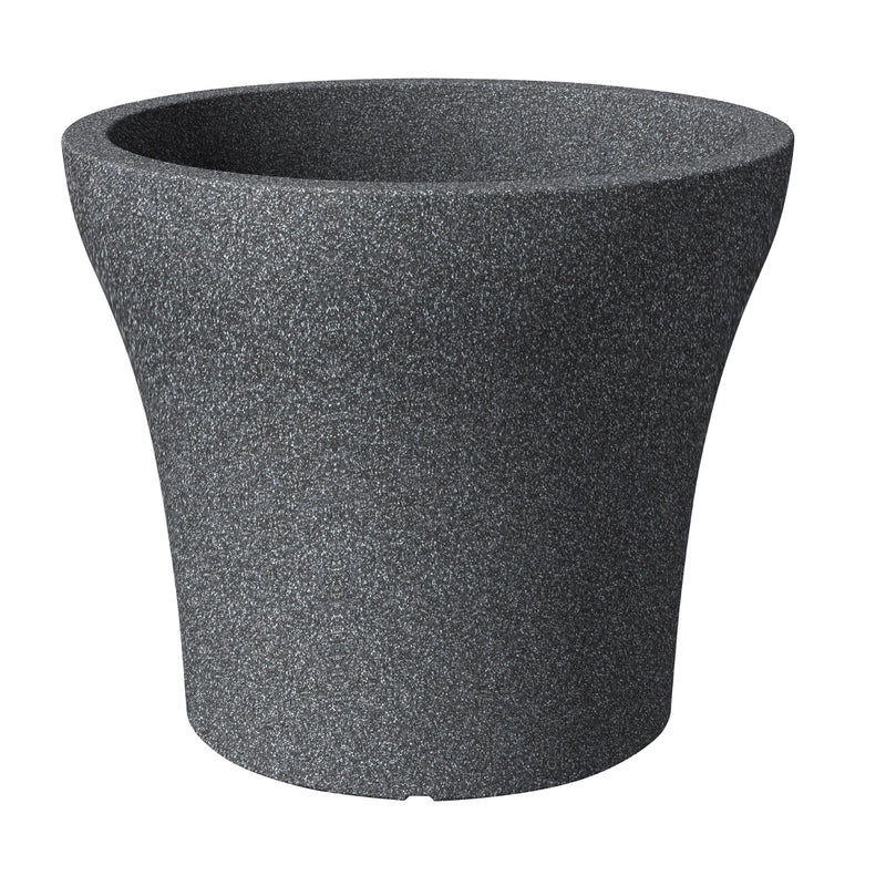Scheurich Pflanzgefäß 258 " No1 Stone " Schwarz-Granit Variation