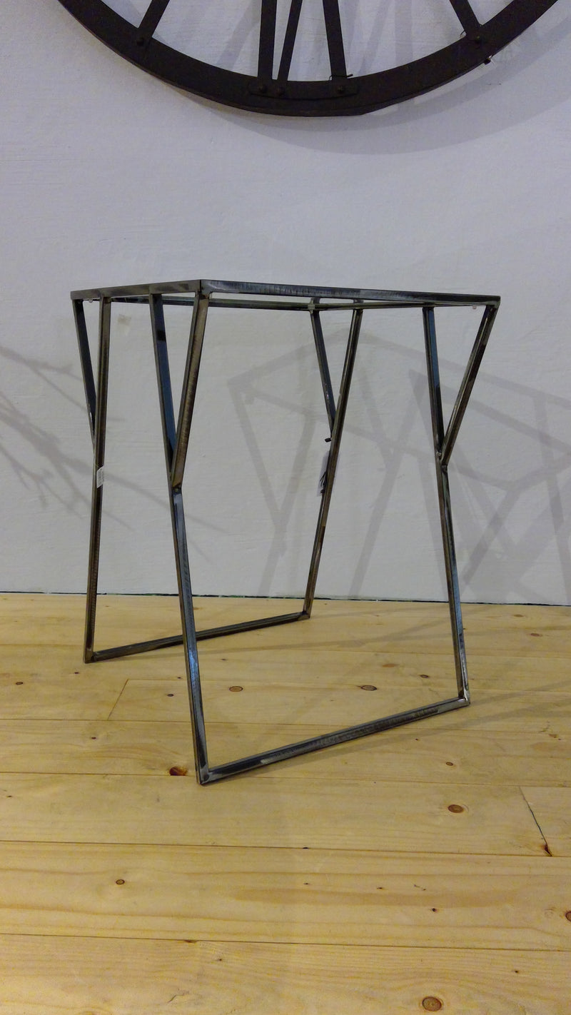 Glas Tisch Industrial Look (B)
