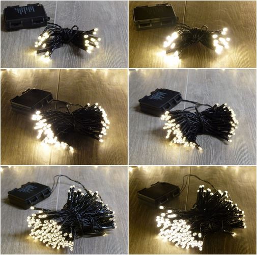 Lichterkette Batteriebetrieben mit Funktion + 6H Timer Variation