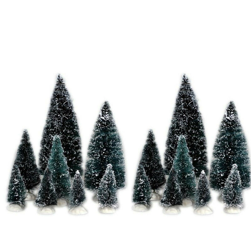 Mini - Bäume 16-Teilig Weihnachtsbaum  Dekobaum Tannenbaum