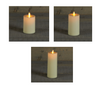 LED Kerze elfenbein bewegliche Flamme Variation
