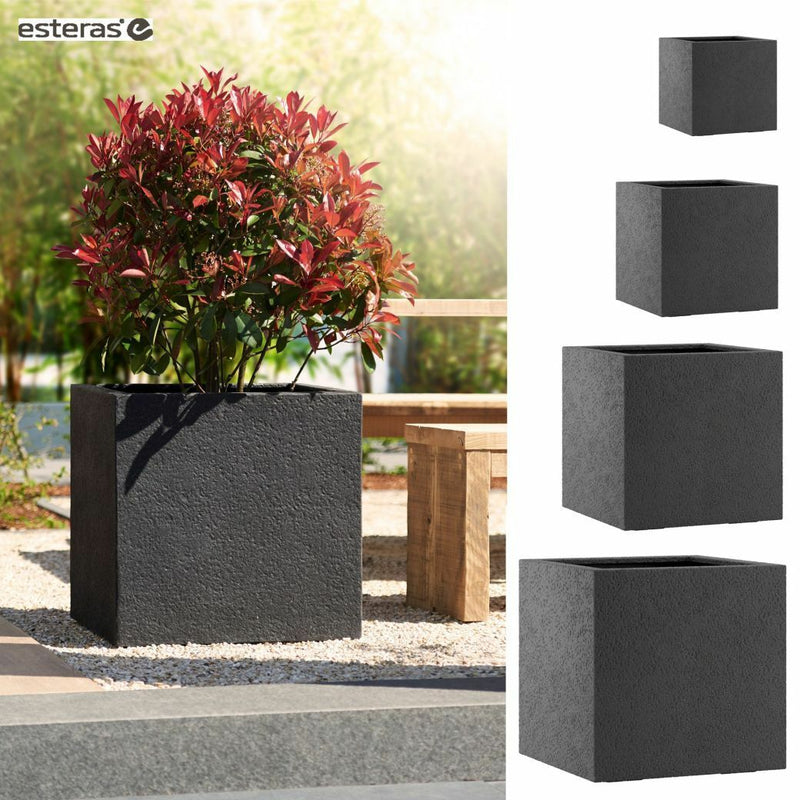 esteras - Pflanzkübel naturelite * Lisburn * basalt black