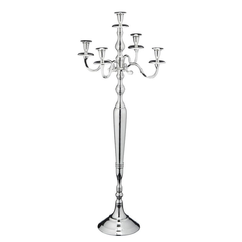 Kerzenleuchter 5 Arm silber