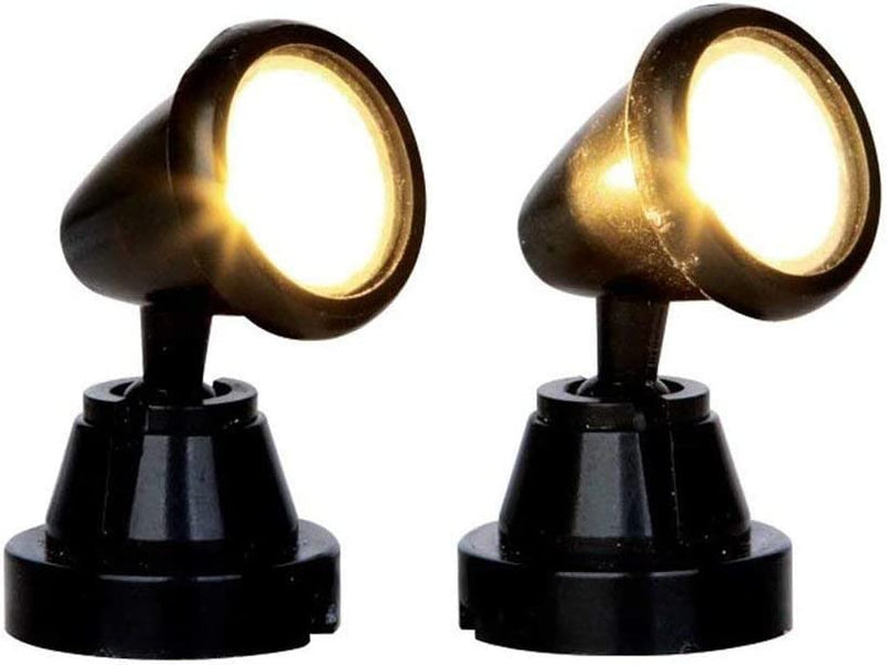Lemax Scheinwerfer ROUND SPOT LIGHT, SET OF 2, B/O (4.5V)
