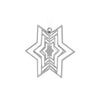 Christbaumschmuck 3D SILBER Variation